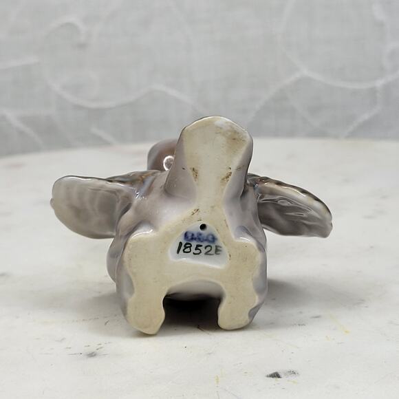 Vtg Bing Grondahl Young Sparrow Porcelain Figurine 1852 Tan Screeching For Food - Picture 9 of 14